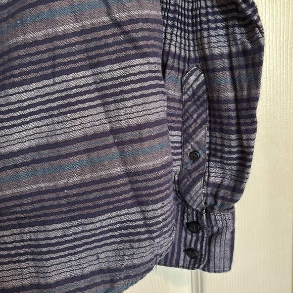 1901 men’s blue long sleeve button down shirt size medium - Picture 5 of 8